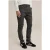 We Fashion 5pocket Mid Waist Dark Grey