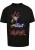 MT Upscale Shirt ‘Yu-Ghi-Oh Duell’  ultramarine blauw / donkergrijs / vuurrood / zwart