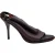 Balenciaga Open Toe Slingback Mules in Bordeaux Leer
