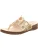 THINK! Teenslipper ‘Julia’  ivoor / donkerbeige / goud