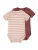 MINYMO Rompertje/body  beige / oudroze / merlot