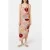 Scotch & Soda Linen Viscose Printed Mini Dress Abstract Sun Pink