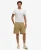 Superdry Mannen Cargoshort met Contrasterende Stiksels Tan