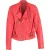 Joseph Bikerjack in Rood Leer