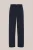 WE Fashion – Heren regular fit chino met elastische tailleband – Regular fit – Donkerblauw – Katoen –