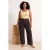 Trendyol Curve Dames Bruin Effen Wijde pijp Hoge taille Grote maten Jeans