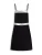 Tommy Jeans Jurk  zwart / wit