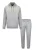 SikSilk Joggingpak  grijs / wit