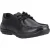Hush Puppies Mackenzie Wallabee Leren Zwarte Veterschoenen Voor Jongens