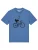Watapparel Shirt ‘Fahrrad und Pizza’  saffier / zwart