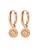 Hey Happiness Oorbellen ‘Lucky Gaze’  rose-goud