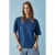 T-shirt met ronde hals en splitten, relaxed fit