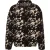 SoulCal Uniseks Borg Quarter Zip Fleece Top met luipaardprint voor volwassenen (Crème/Zwart)