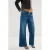 Mango Rechte mid-rise jeans straight leg jeans medium blue denim