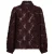 Red Button Rb blouse fringes burgundy