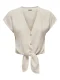 Only Siesta Knot Linnen Blouse Dames –