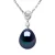 DROP zoetwater parel sieraden 9-10mm Black 925