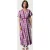 Colourful Rebel Ava Palm Collar Real Wrap Maxi Dress Ss Raspberry Wine