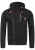 INDICODE JEANS Sweatvest ‘Elm’  zwart