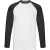 Fruit of the Loom Heren valueweight baseball t-shirt met lange mouwen