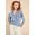 White Stuff Annie Jersey Shirt Blue Multi