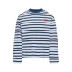 KIDS ONLY GIRL gestreepte longsleeve met backprint – blauw/wit