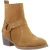 Hush Puppies Iria Suède Tan Enkellaarsjes Met Hak Voor Dames