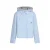 Shoeby blouse met studs – lichtblauw/grijs