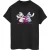 Li-cense Disney dames lilo and stitch ohana hart met engel katoenen vriendje t-shirt
