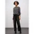 Street One Dames Bedrukte blouse met tape details in Zwart