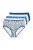 Ulla Popken Slip  blauw / marine / petrol / lichtroze / wit