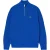 Lacoste Heren Ritssluiting Gekaarde Wollen Trui met Hoge Hals (Blauw)