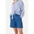 Another-Label regular waist short medium blue denim