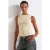 Mouwloze Boothals Jersey Blouse