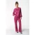 Colourful Rebel Jiby Pintuck Straight Pants Bordeaux