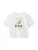 MANGO KIDS Shirt ‘BEACH’  olijfgroen / oranje / zwart / wit