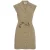 ROUGE EDIT blazerjurk met ceintuur – beige