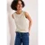 Street One Dames Top met gestructureerde strepen in Beige