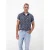 LERROS regular casual overhemd blauw
