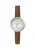 FURLA Analoog horloge ‘Cosy’  bruin / zilver / wit
