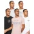 Crosshatch Heren Fermal T-Shirt (Set van 5) (Veelkleurig)