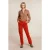 River Woods Corduroy Pants High Waist Orange