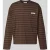REVIEW Gestreept shirt met lange mouwen met logoprint voor en achter