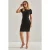 Slim Fit Crewneck Midi-jurk