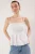 TRENDYOLMİLLA Dames Ecru Effen Mouwloos Peplum Blouses