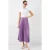 Hoge Taille Maxi Rok met Rimpeldetail
