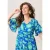 Miss Etam gebloemde maxi zomerjurk – blauw