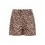 Like Flo regular fit casual short met zebraprint – donkerbruin/beige