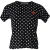 Comme des Garcons PLAY T-shirt met stippen en hartembleem in zwart katoen