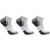Slazenger Trainingssokken met demping voor heren (pak van 3) (Wit)